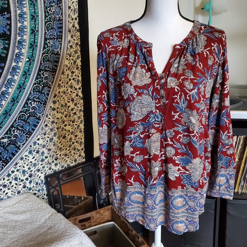Lucky Brand Floral Top